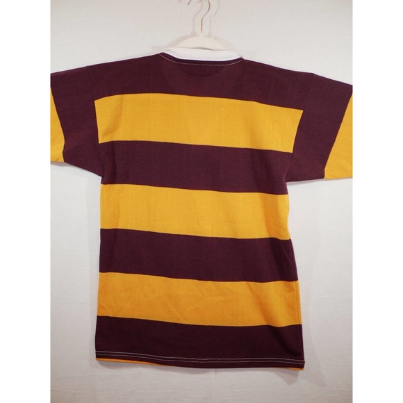 Vintage Halbro Rugby Polo Shirt Size 38 Medium M Made in USA NWT - Picture 11 of 12